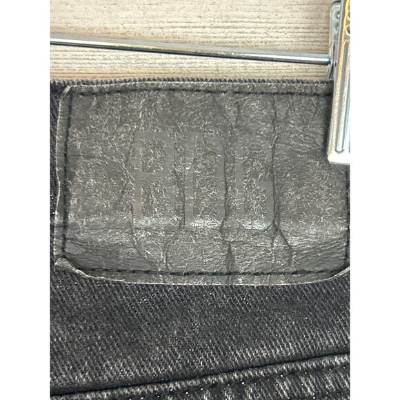 Urban Outfitters BDG Women's 27 black high rise wide leg crop jean pant boho - Picture 5 of 7